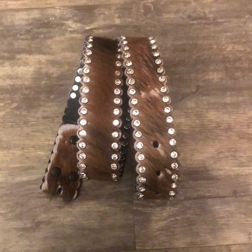 Rhinestone belt